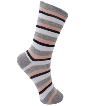 BCBRANDI striped sock Grey