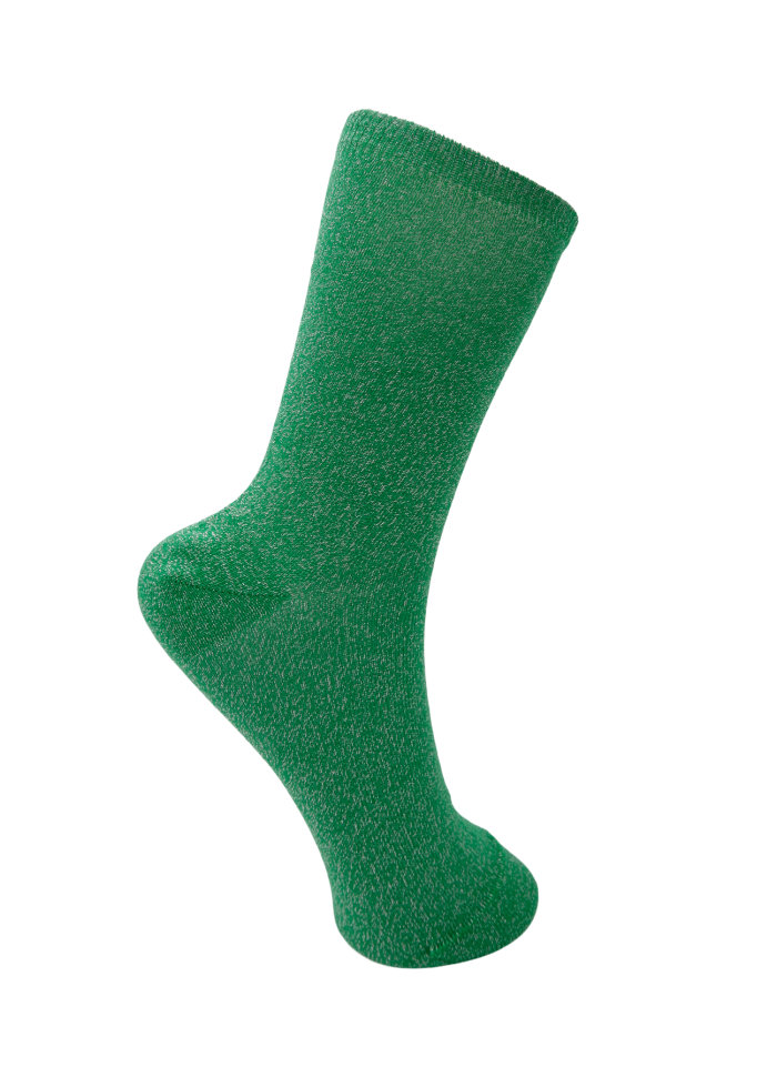 Black Colour Lurex sock Grass