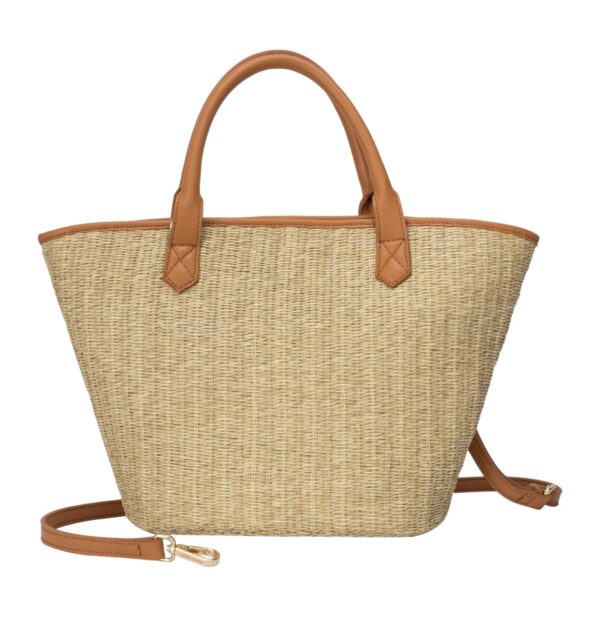 Every Other Large Twin Strap Tote style Bag Tan