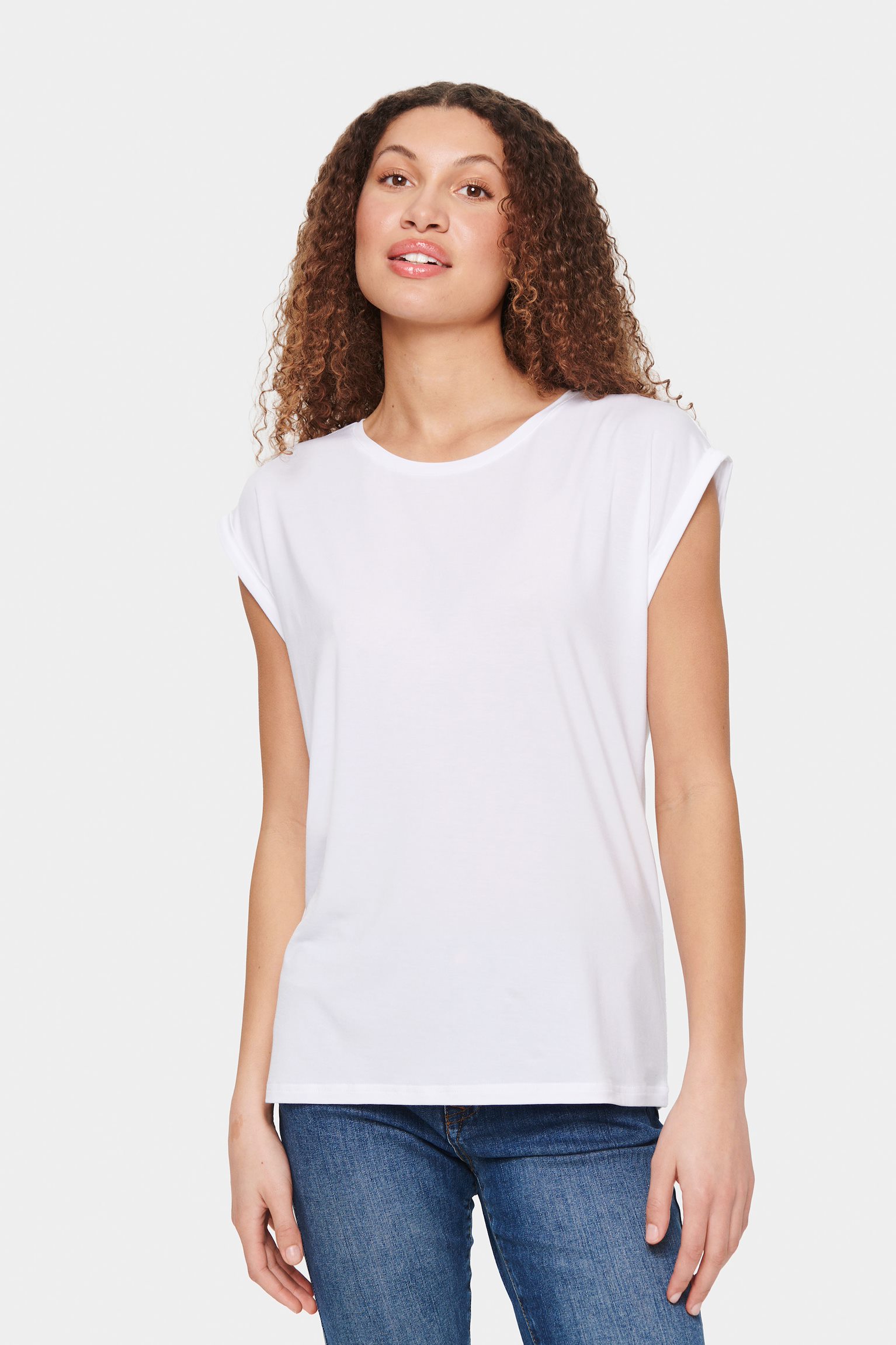 Saint Tropez AdeliaSz T-shirt White