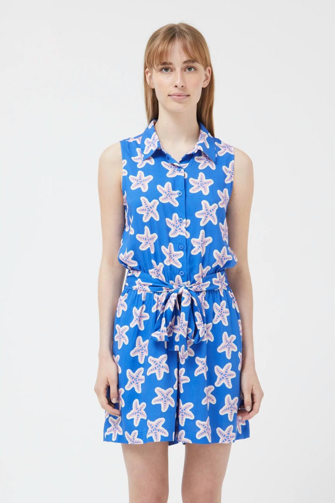Compania Fantastica 42C- 41116 Shirt dress with star print
