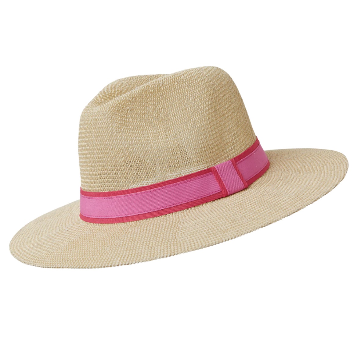Somerville Panama Sun Hat - Coral/Pink