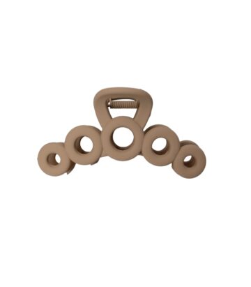 Black Colour BCAMINA Matt Hair Claw Latte