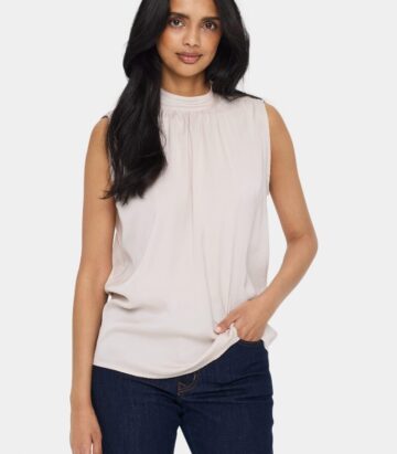 Saint Tropez Aileensz Blouse Gray Morn