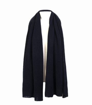 Cashmere Travel Wrap - Dark Navy