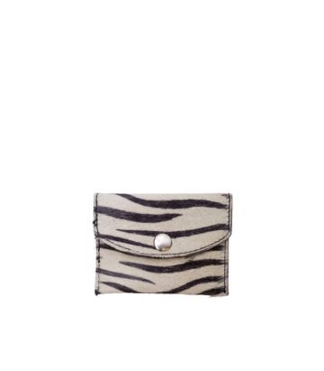 Black Colour MALIA Purse Zebra
