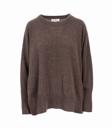 Cashmere Mix Crew Neck Jumper - Precipice