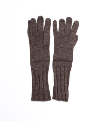 Cashmere Lambswool Gloves - Otter