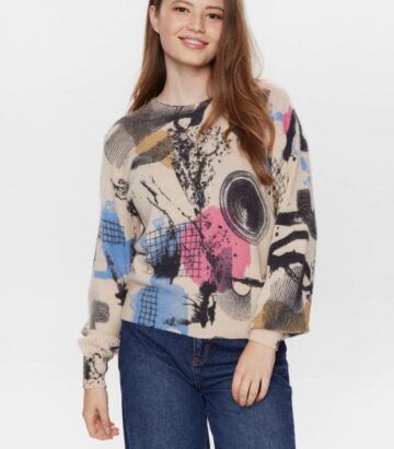 NUMPH NUELIMA PULLOVER - Grey Morn