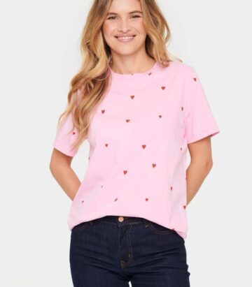Saint Tropez Dagni T-shirt - Bonbon Flame Hearts