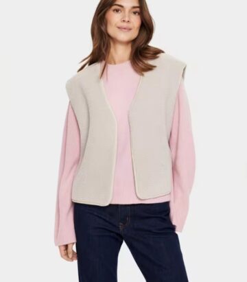 Saint Tropez Icaria Gilet- Creme
