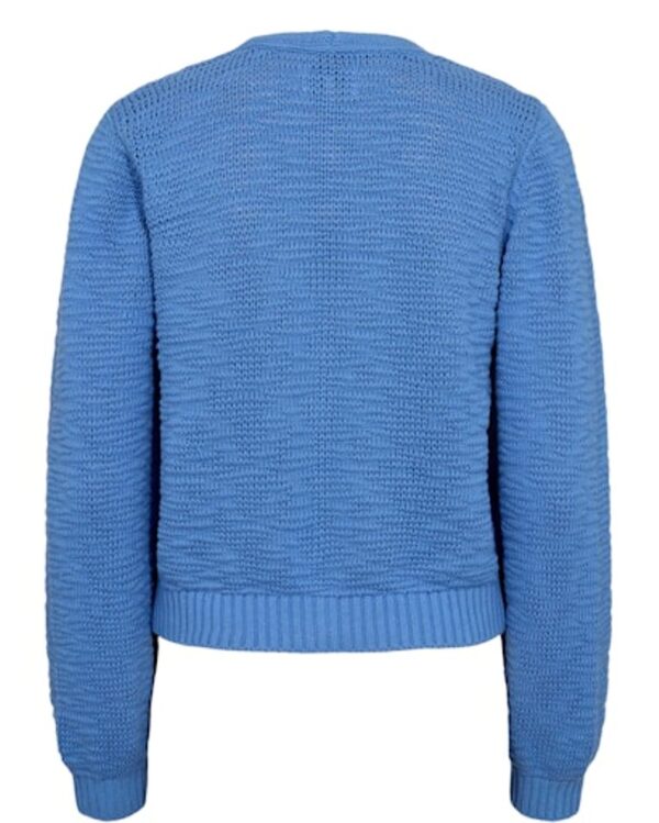 Numph NUMIRNA ORGANIC COTTON CROPPED CARDIGAN - Regatta