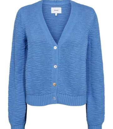 Numph NUMIRNA ORGANIC COTTON CROPPED CARDIGAN - Regatta