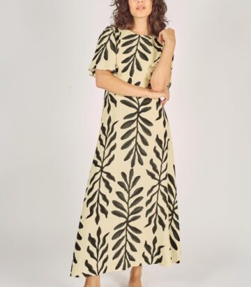 Traffic People Before Midnight Rene Dress Black/Cream