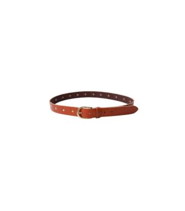 Black Colour Chili Belt Cognac