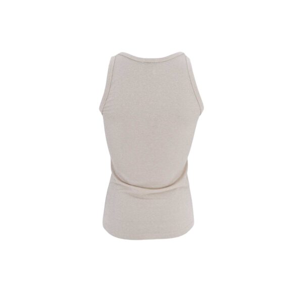 Black Colour Faye Lurex Top Pearl Silver
