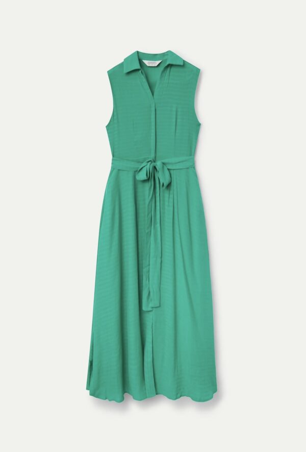 Compania Fantastica Long flowing green dress 51C/11053