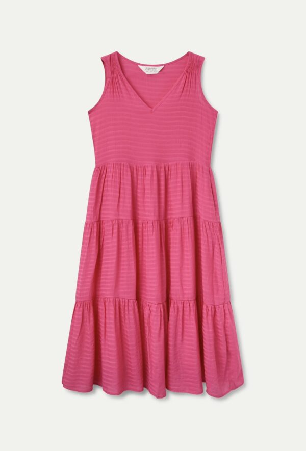 Compania Fantastica Pink flowing midi dress 51c/11056