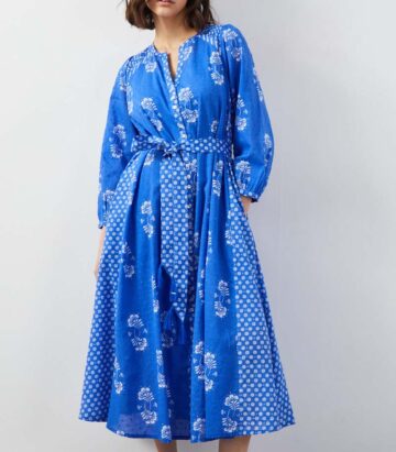 East Heritage Amber Blue Dress