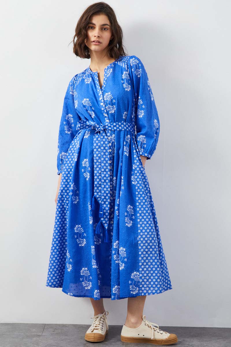 East Heritage Amber Blue Dress
