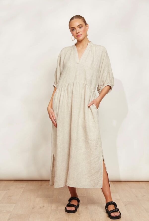 Eb&Ive Seraphic Tie Dress - Dune