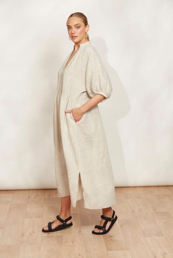 Eb&Ive Seraphic Tie Dress - Dune