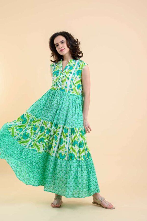 Handprint Dream Apparel AN1006B Geisha Dress/Maruka Doozy Lime