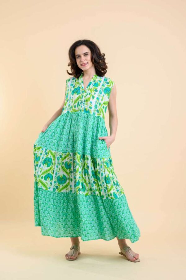Handprint Dream Apparel AN1006B Geisha Dress/Maruka Doozy Lime