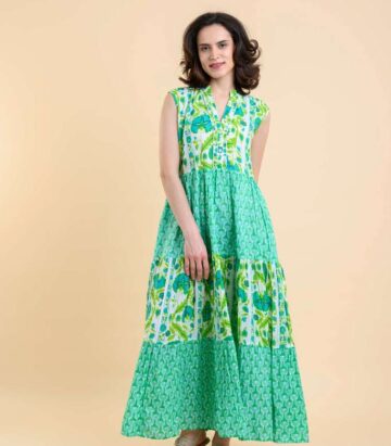 Handprint Dream Apparel AN1006B Geisha Dress/Maruka Doozy Lime