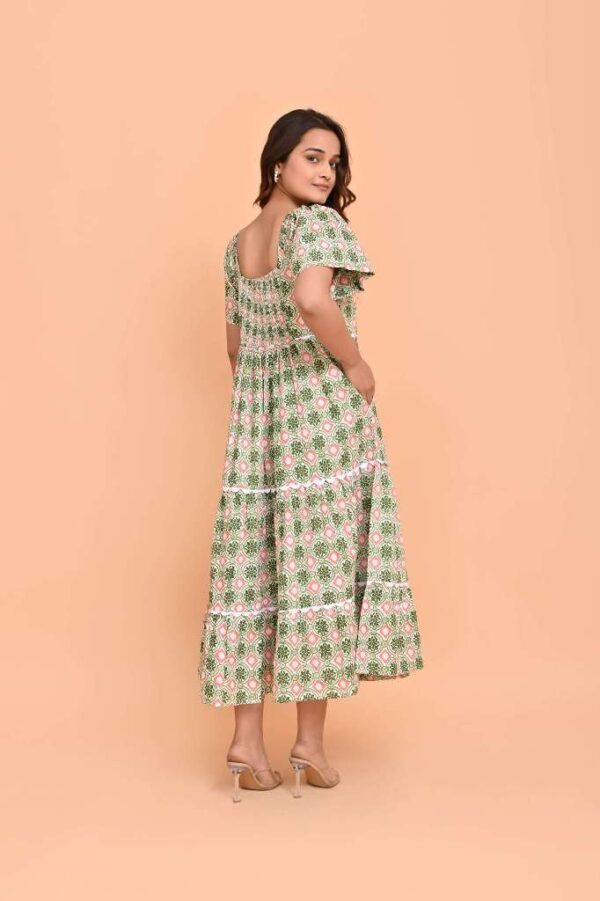 Handprint Dream Apparel AN1011F Colleton Dress Pelican Coral