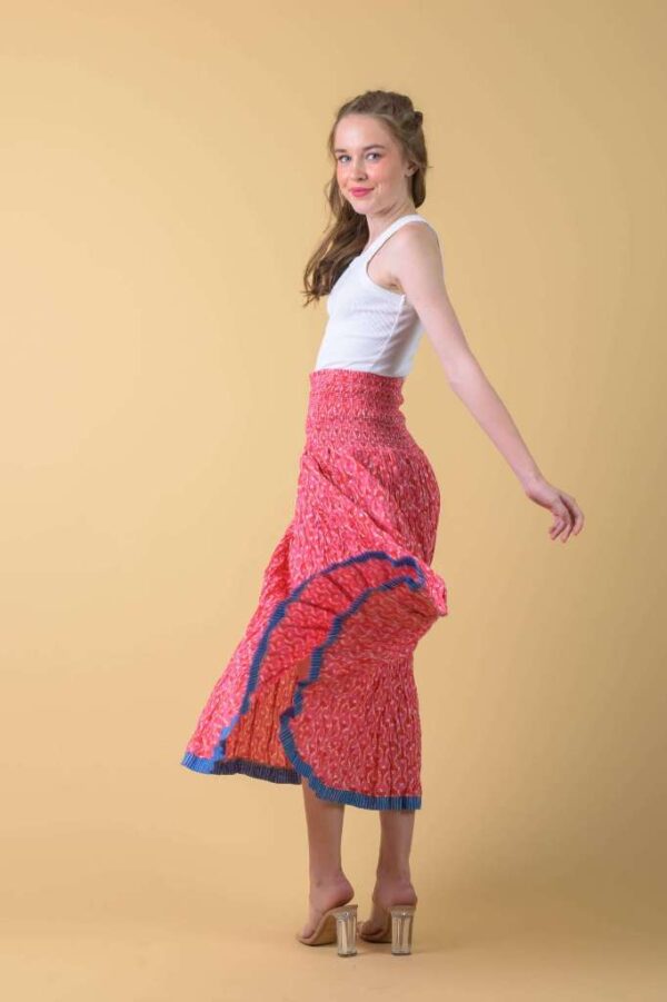 Handprint Dream Apparel AN1051A Arista Skirt/ Doozy Red