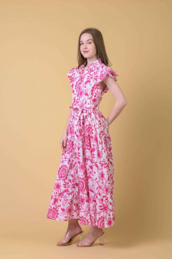 Handprint Dream Apparel AN1054A Longbeach Dress/ Runa Pink