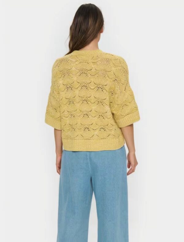 Saint Tropez Justine Pattern Knit Jumper Pampas