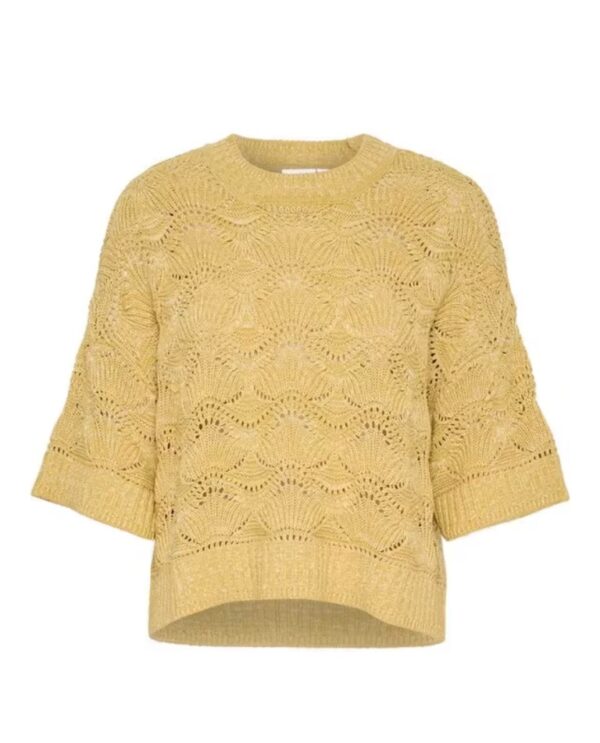 Saint Tropez Justine Pattern Knit Jumper Pampas