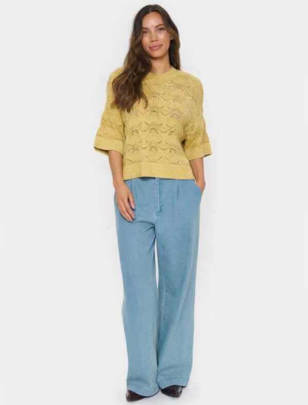 Saint Tropez Justine Pattern Knit Jumper Pampas
