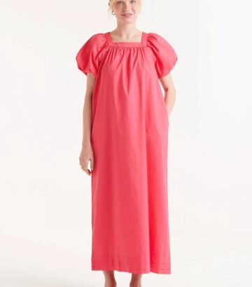 Compania Fantastica 52C/11113 Long fuchsia poplin dress