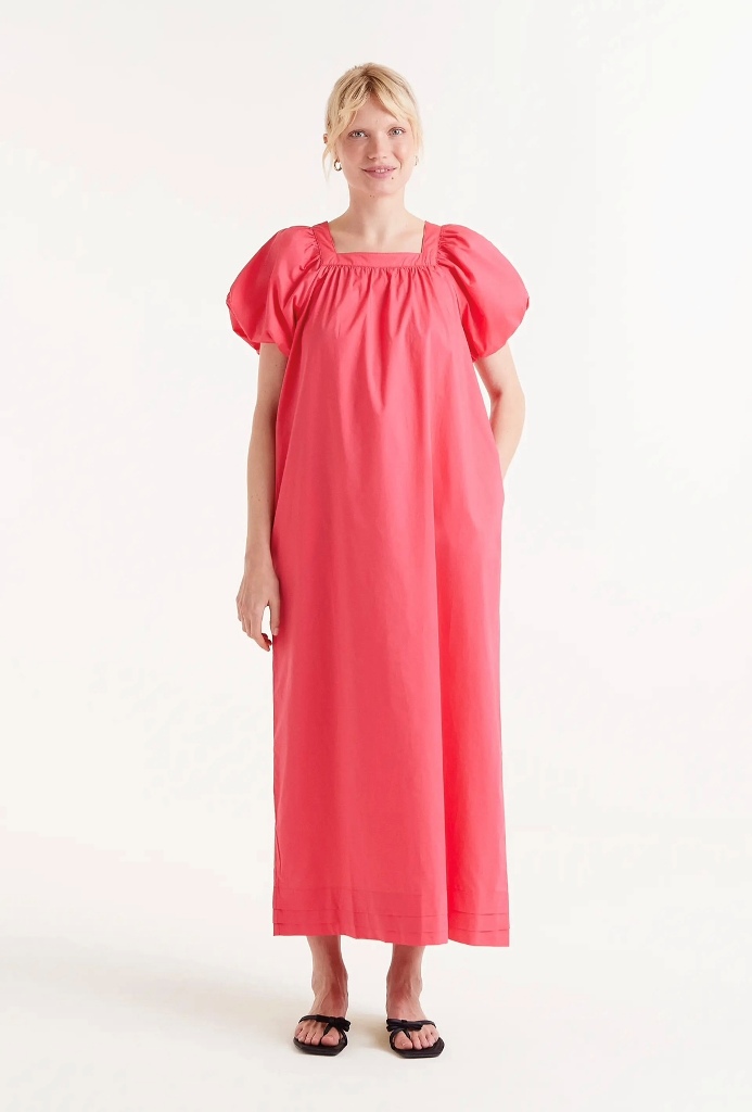 Compania Fantastica 52C/11113 Long fuchsia poplin dress