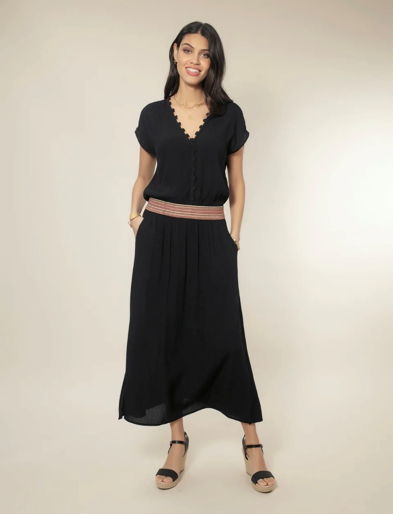 Nooki Cece Maxi Dress - Black