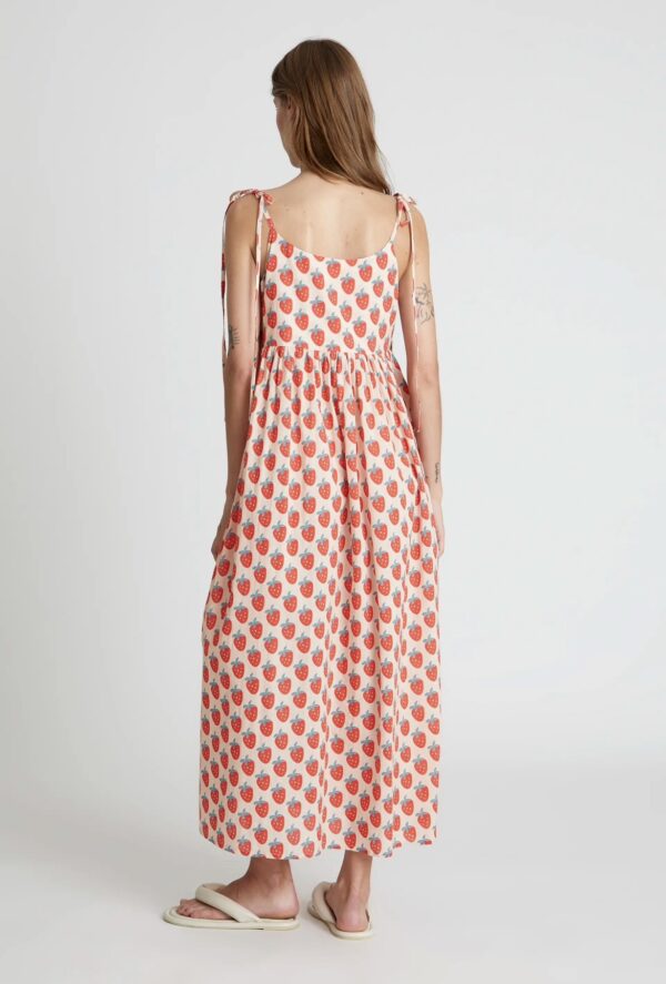 Compania Fantastica 52C/41903 Strawberry Beach print long strap dress