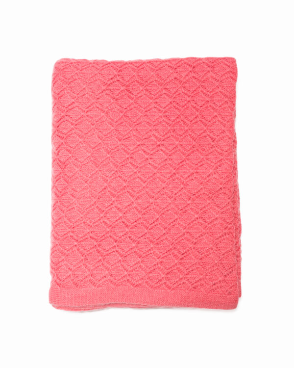 Cashmere Stole Coral