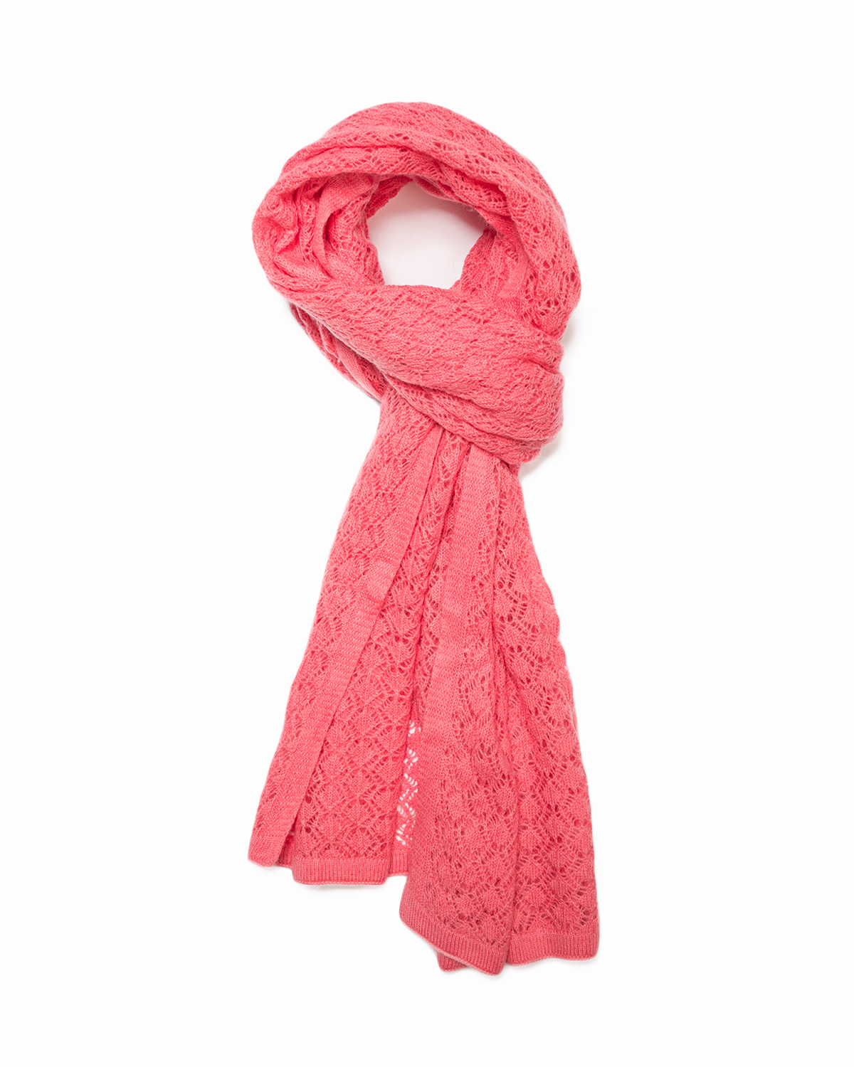 Cashmere Stole Coral