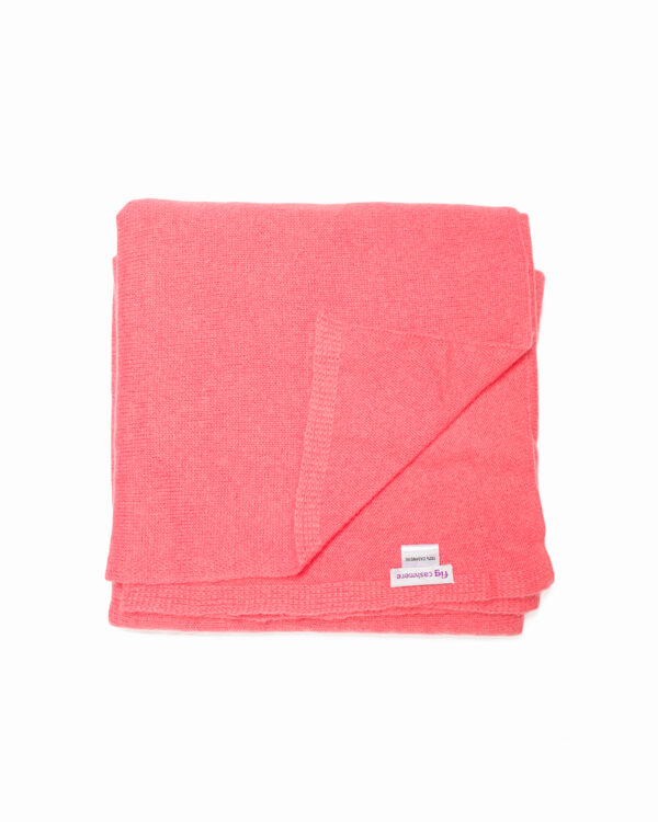 Cashmere Travel Wrap - Coral