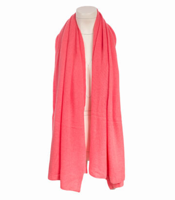 Cashmere Travel Wrap - Coral