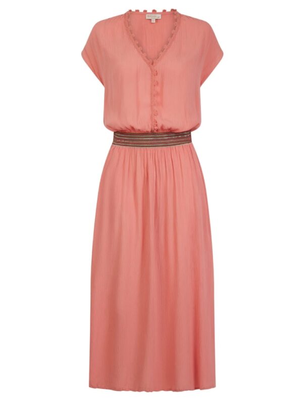Nooki Cece Maxi Dress - Coral