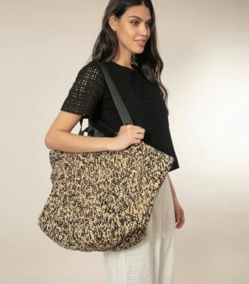 Nooki Larkin Shopper - Black Mix