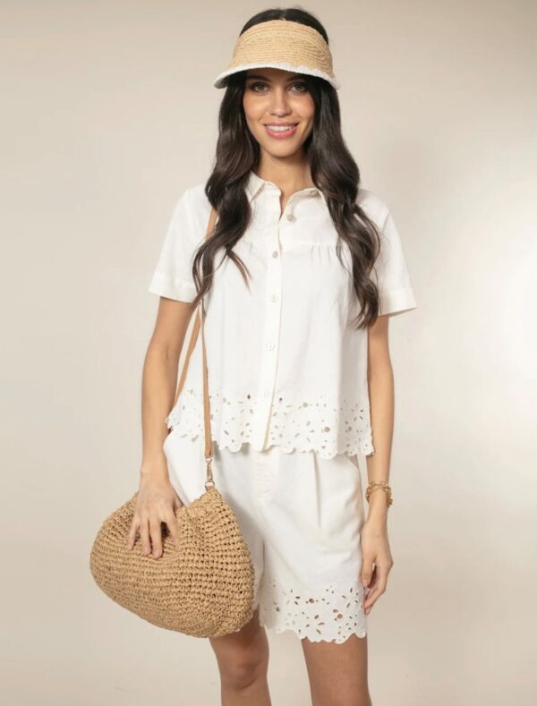 Nooki Yasmina Clutch Bag- Natural
