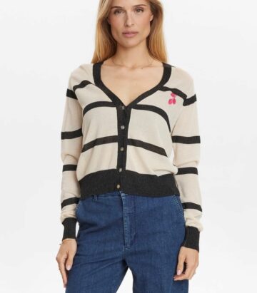 Numph Nuslitta Cardigan - Ecru