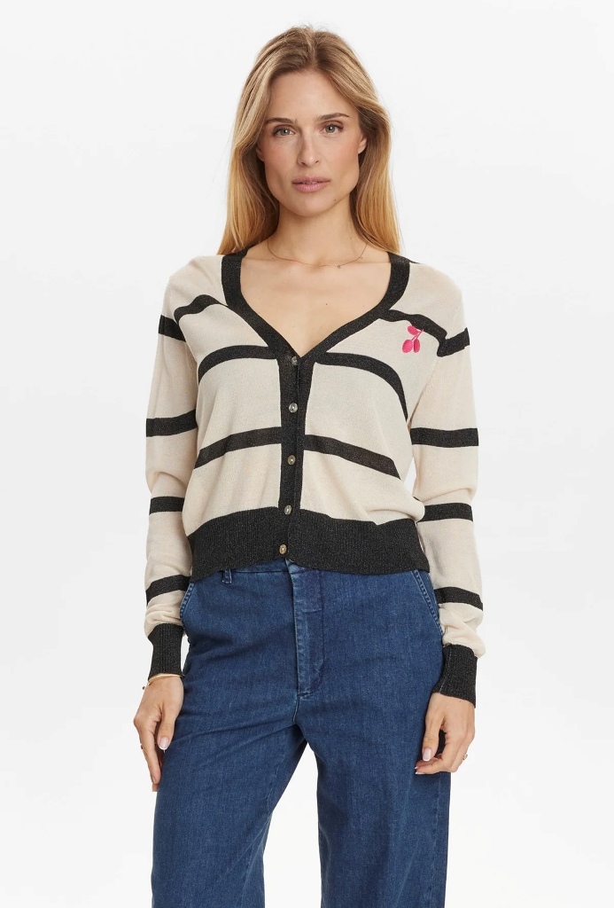 Numph Nuslitta Cardigan - Ecru