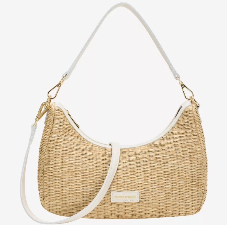 Soleil Rattan Shoulder Bag