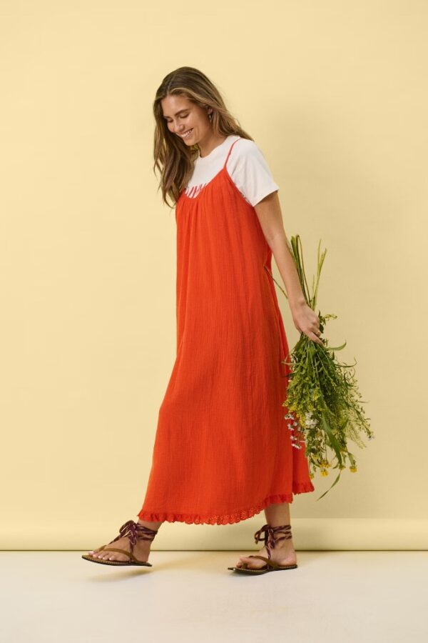SAINT TROPEZ KatinaSz Strap Dress Poinciana